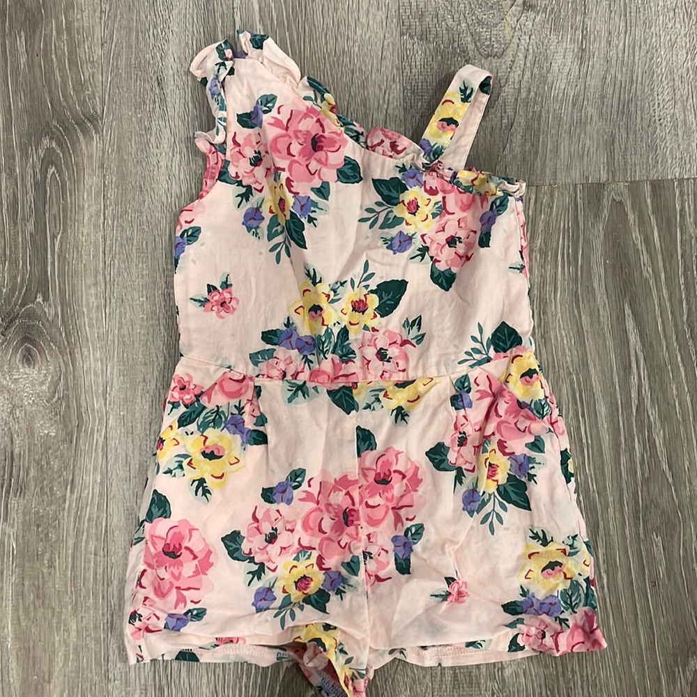 Janie & Jack floral romper size 2T - Picture 1 of 4